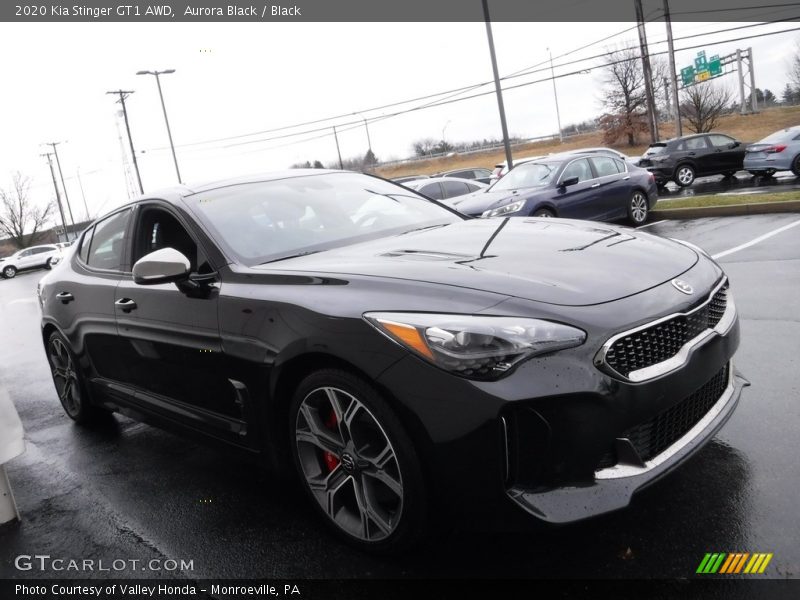 Aurora Black / Black 2020 Kia Stinger GT1 AWD