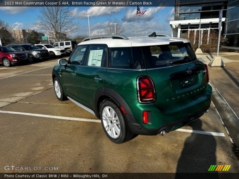 British Racing Green IV Metallic / Carbon Black 2023 Mini Countryman Cooper S All4