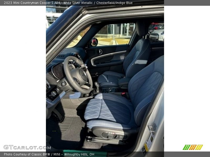  2023 Countryman Cooper S All4 Chesterfield/Indigo Blue Interior