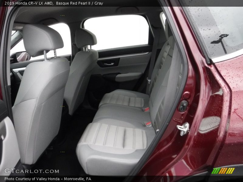 Basque Red Pearl II / Gray 2019 Honda CR-V LX AWD