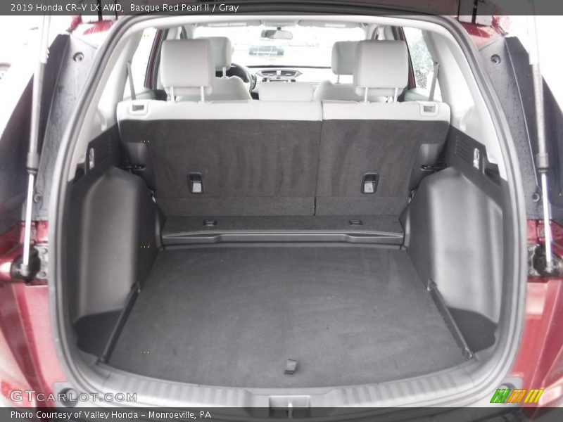Basque Red Pearl II / Gray 2019 Honda CR-V LX AWD