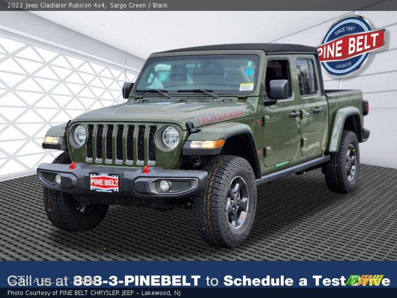 Sarge Green / Black 2023 Jeep Gladiator Rubicon 4x4