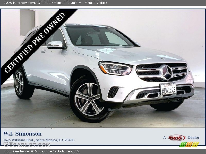 Iridium Silver Metallic / Black 2020 Mercedes-Benz GLC 300 4Matic