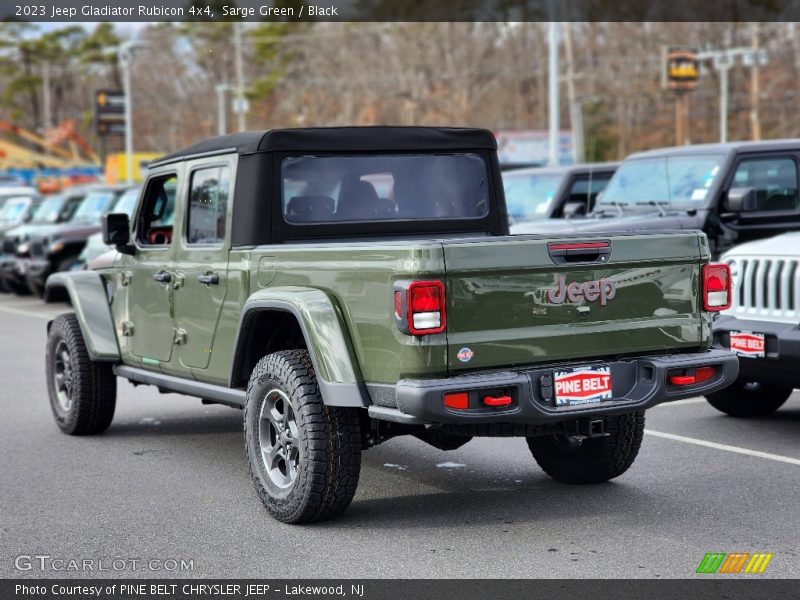 Sarge Green / Black 2023 Jeep Gladiator Rubicon 4x4