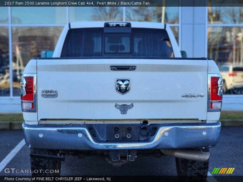 Pearl White / Black/Cattle Tan 2017 Ram 2500 Laramie Longhorn Crew Cab 4x4