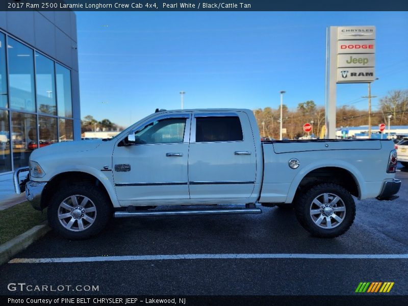  2017 2500 Laramie Longhorn Crew Cab 4x4 Pearl White