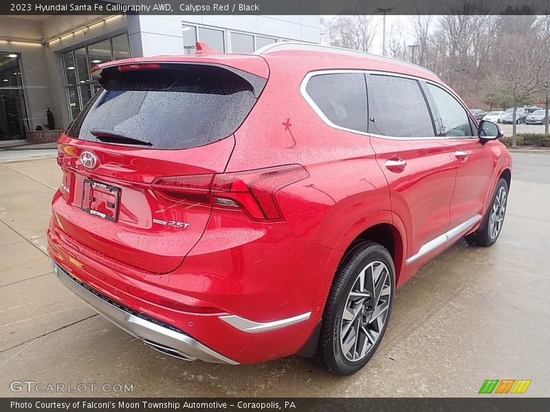 Calypso Red / Black 2023 Hyundai Santa Fe Calligraphy AWD