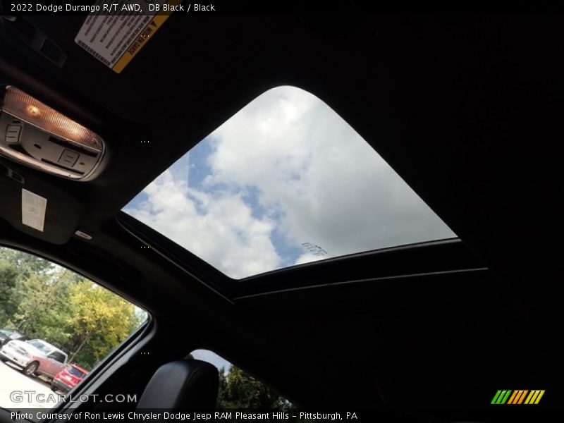 Sunroof of 2022 Durango R/T AWD
