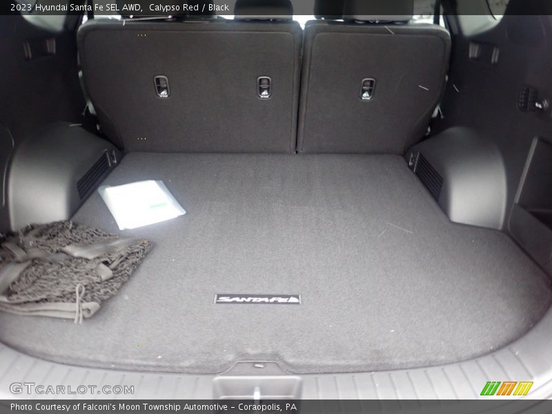Calypso Red / Black 2023 Hyundai Santa Fe SEL AWD