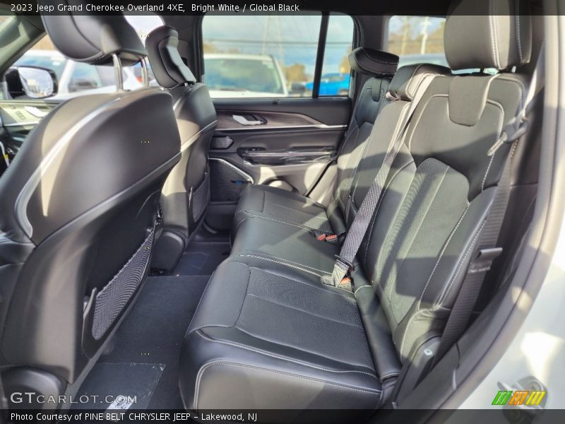 Rear Seat of 2023 Grand Cherokee Overland 4XE