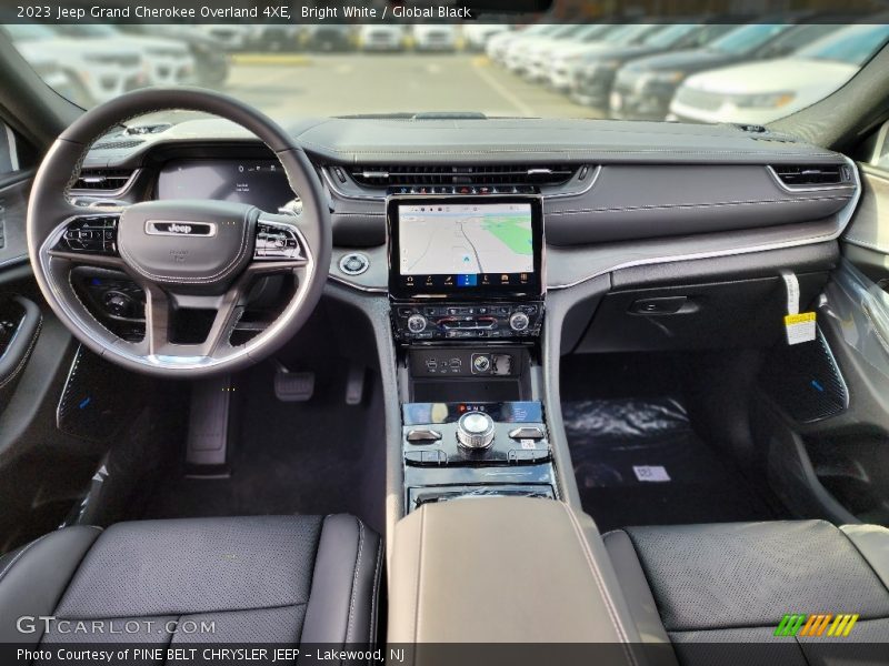 Front Seat of 2023 Grand Cherokee Overland 4XE