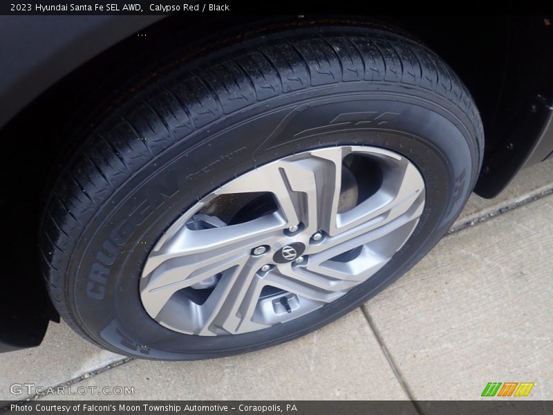 Calypso Red / Black 2023 Hyundai Santa Fe SEL AWD