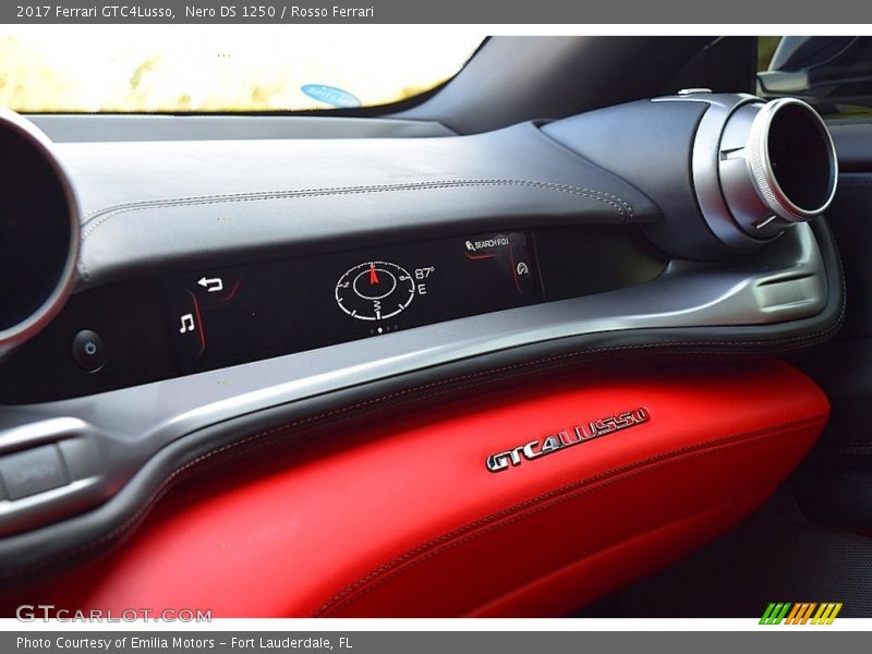 Dashboard of 2017 GTC4Lusso 