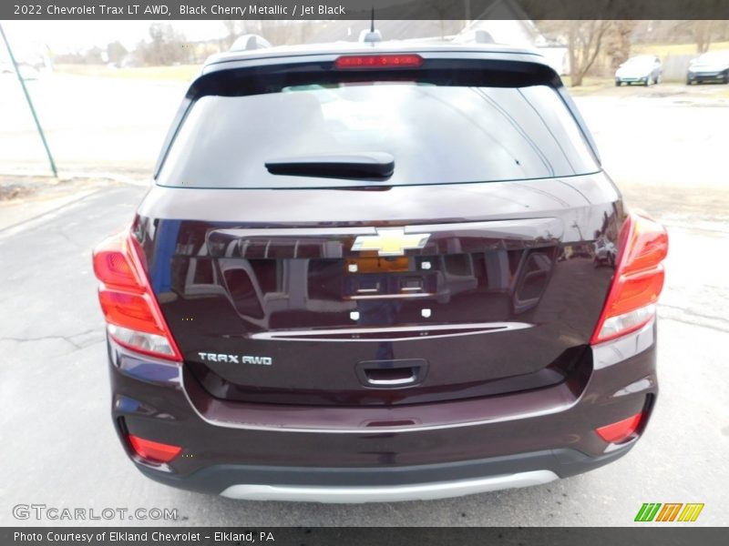 Black Cherry Metallic / Jet Black 2022 Chevrolet Trax LT AWD