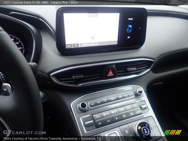 Calypso Red / Black 2023 Hyundai Santa Fe SEL AWD