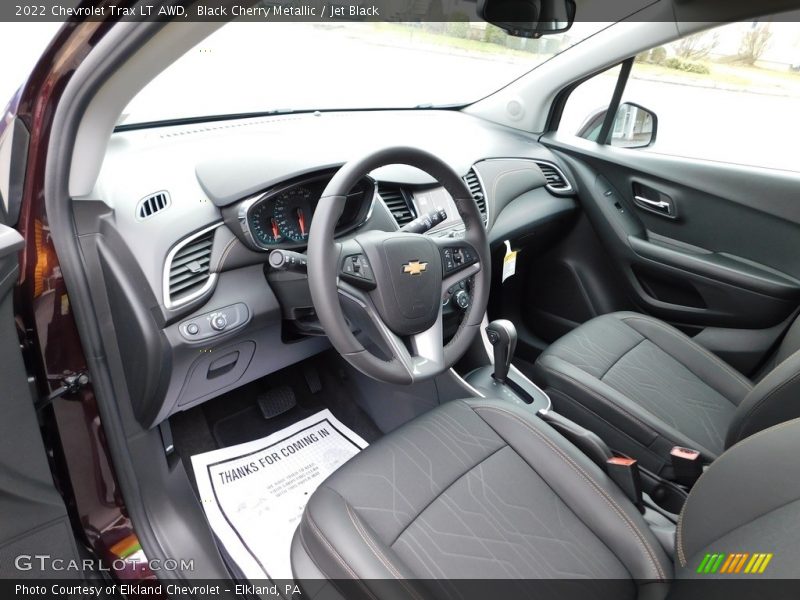  2022 Trax LT AWD Jet Black Interior