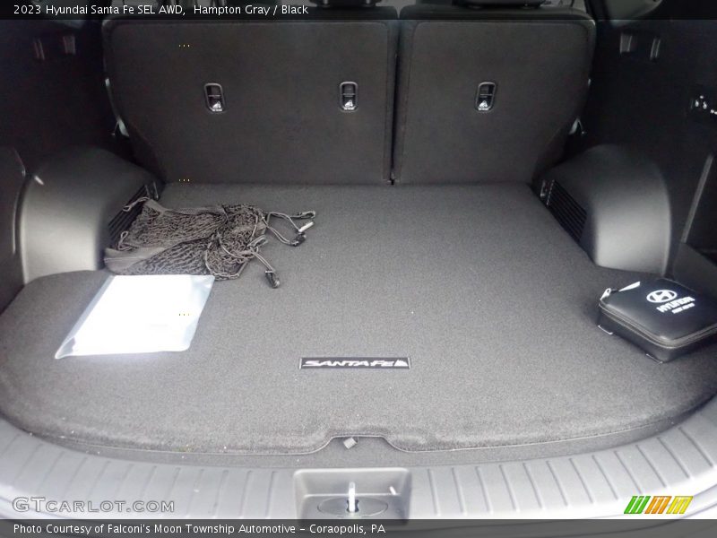 Hampton Gray / Black 2023 Hyundai Santa Fe SEL AWD