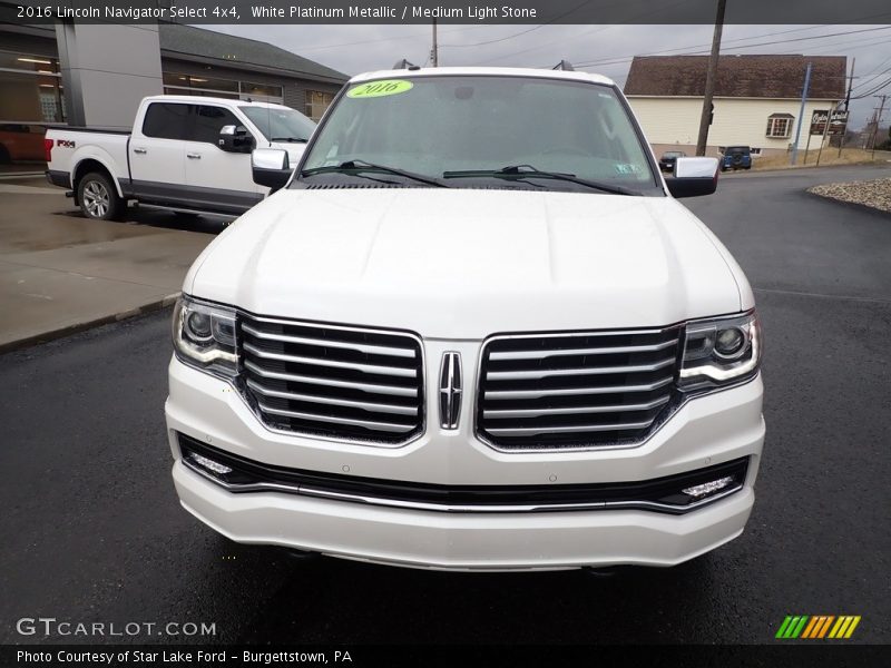  2016 Navigator Select 4x4 White Platinum Metallic
