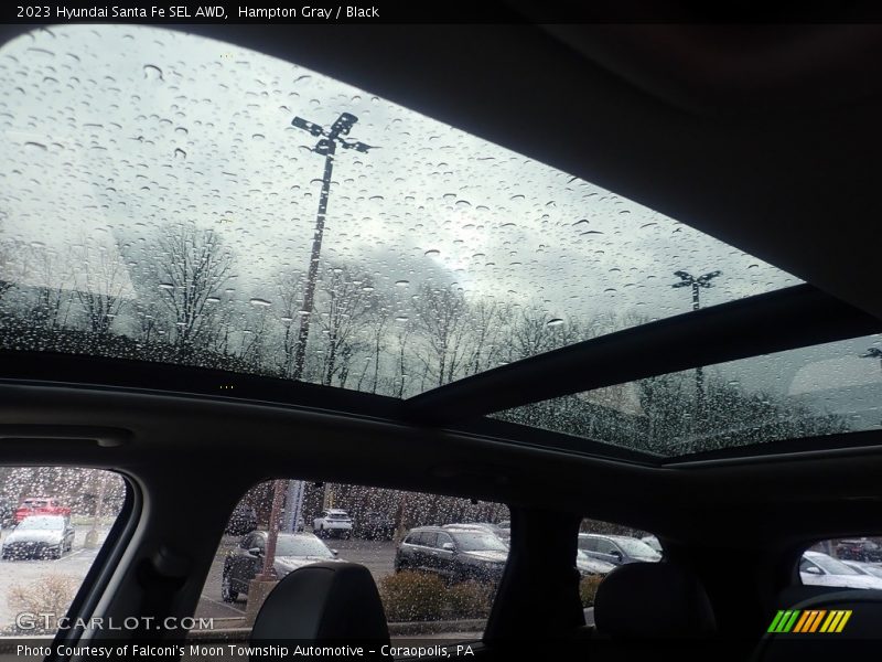 Sunroof of 2023 Santa Fe SEL AWD