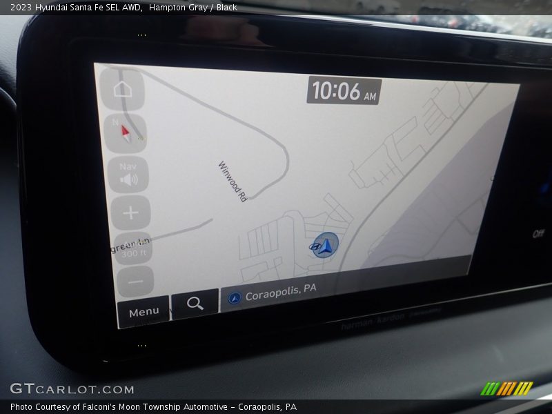 Navigation of 2023 Santa Fe SEL AWD