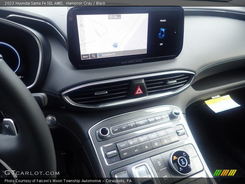 Controls of 2023 Santa Fe SEL AWD