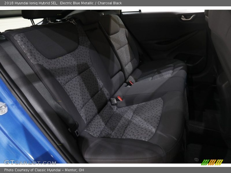 Electric Blue Metallic / Charcoal Black 2018 Hyundai Ioniq Hybrid SEL