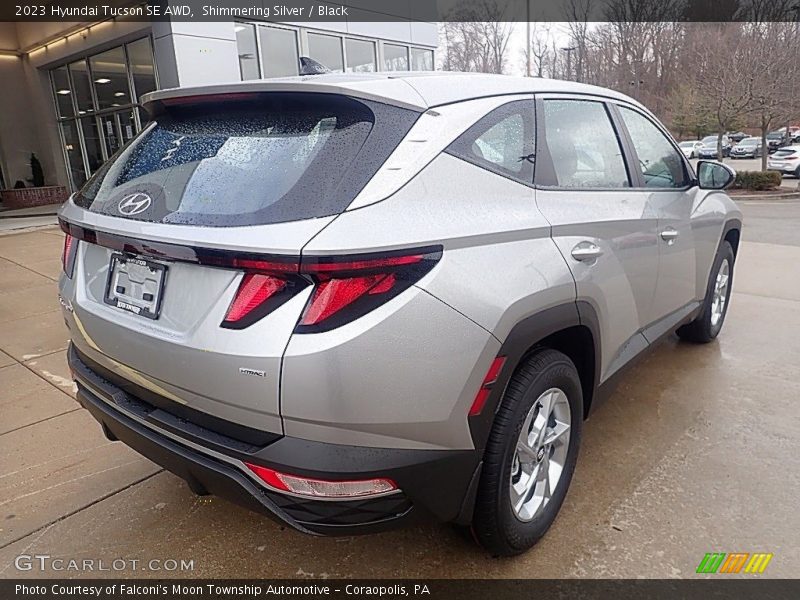 Shimmering Silver / Black 2023 Hyundai Tucson SE AWD