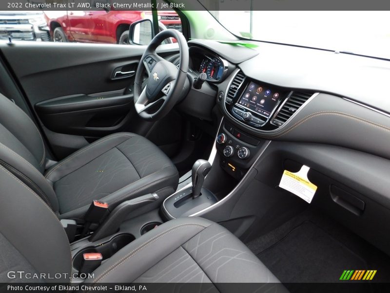 Black Cherry Metallic / Jet Black 2022 Chevrolet Trax LT AWD