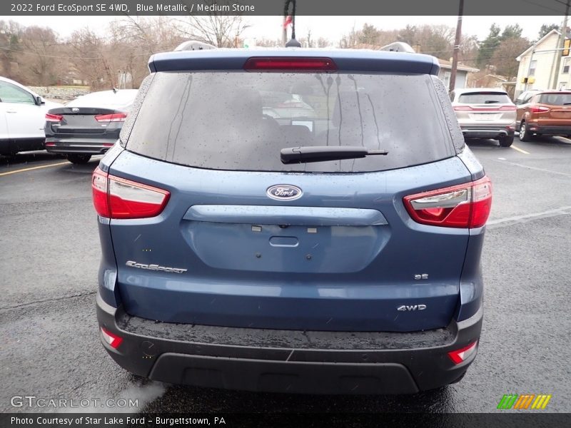 Blue Metallic / Medium Stone 2022 Ford EcoSport SE 4WD