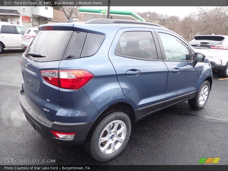 Blue Metallic / Medium Stone 2022 Ford EcoSport SE 4WD