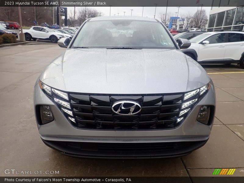 Shimmering Silver / Black 2023 Hyundai Tucson SE AWD