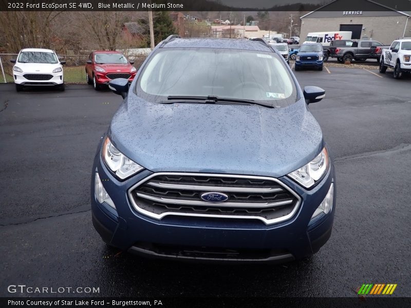 Blue Metallic / Medium Stone 2022 Ford EcoSport SE 4WD