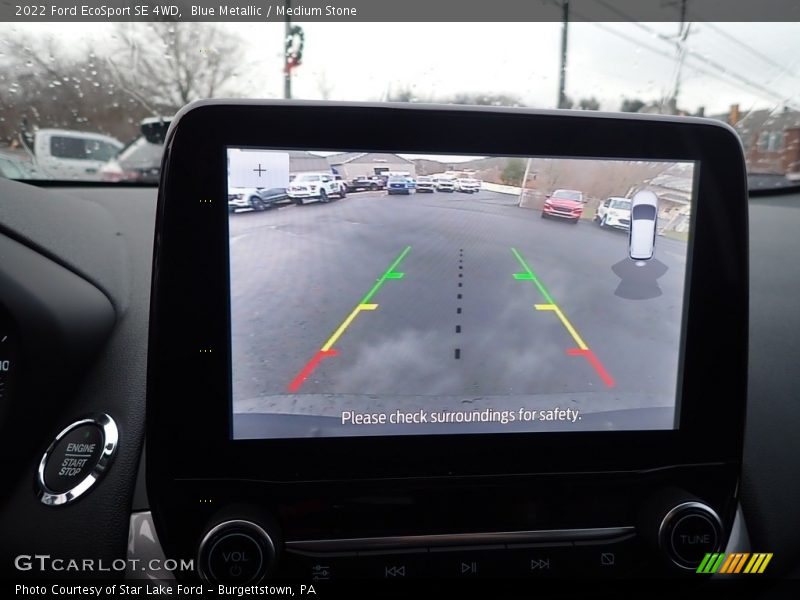 Blue Metallic / Medium Stone 2022 Ford EcoSport SE 4WD