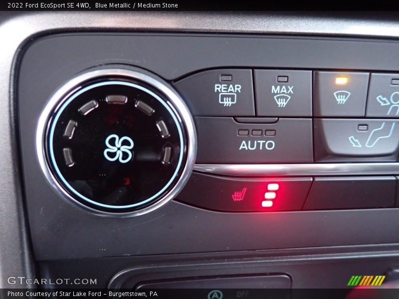 Blue Metallic / Medium Stone 2022 Ford EcoSport SE 4WD