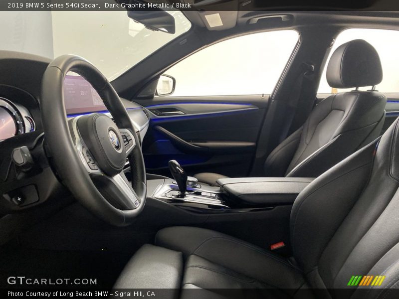 Dark Graphite Metallic / Black 2019 BMW 5 Series 540i Sedan