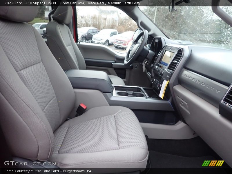 Race Red / Medium Earth Gray 2022 Ford F250 Super Duty XLT Crew Cab 4x4