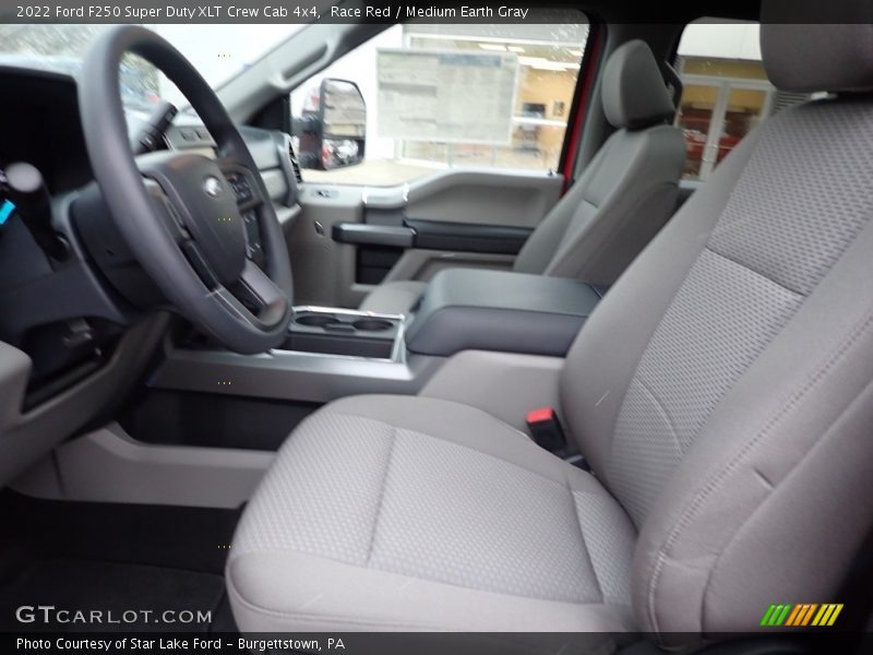 Race Red / Medium Earth Gray 2022 Ford F250 Super Duty XLT Crew Cab 4x4