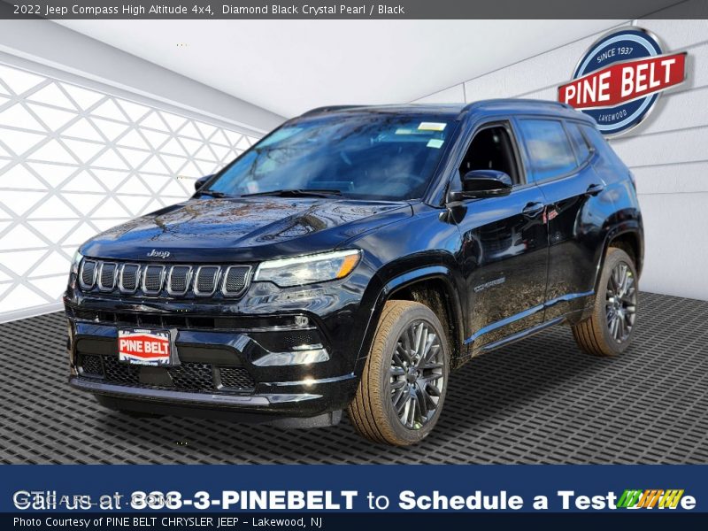 Diamond Black Crystal Pearl / Black 2022 Jeep Compass High Altitude 4x4