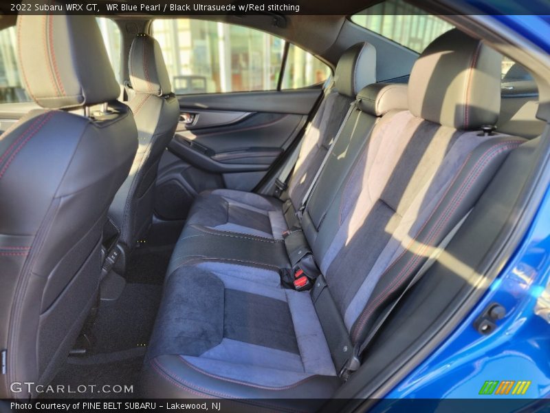 Rear Seat of 2022 WRX GT