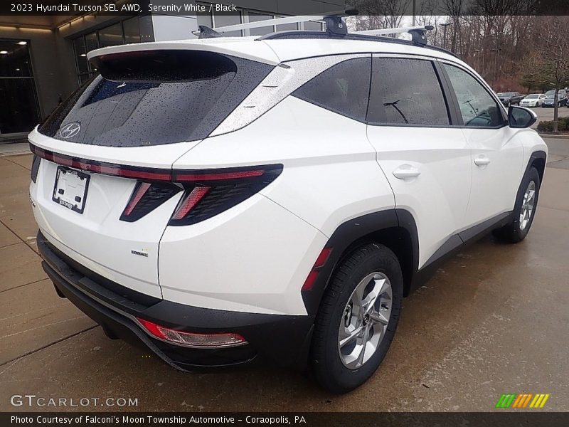 Serenity White / Black 2023 Hyundai Tucson SEL AWD