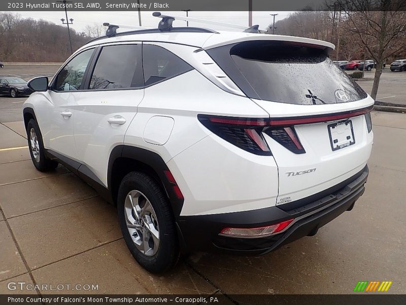 Serenity White / Black 2023 Hyundai Tucson SEL AWD