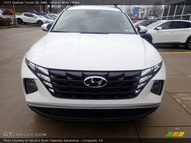 Serenity White / Black 2023 Hyundai Tucson SEL AWD