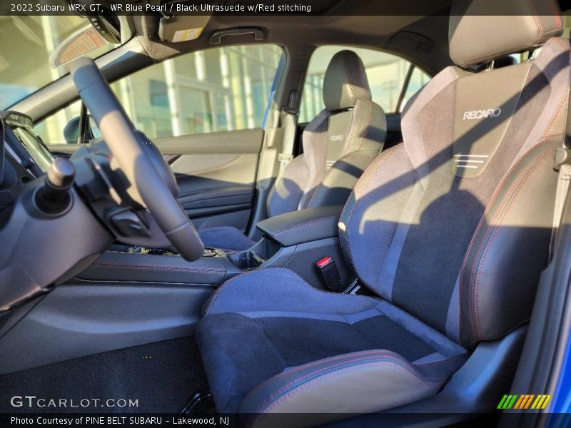 Front Seat of 2022 WRX GT