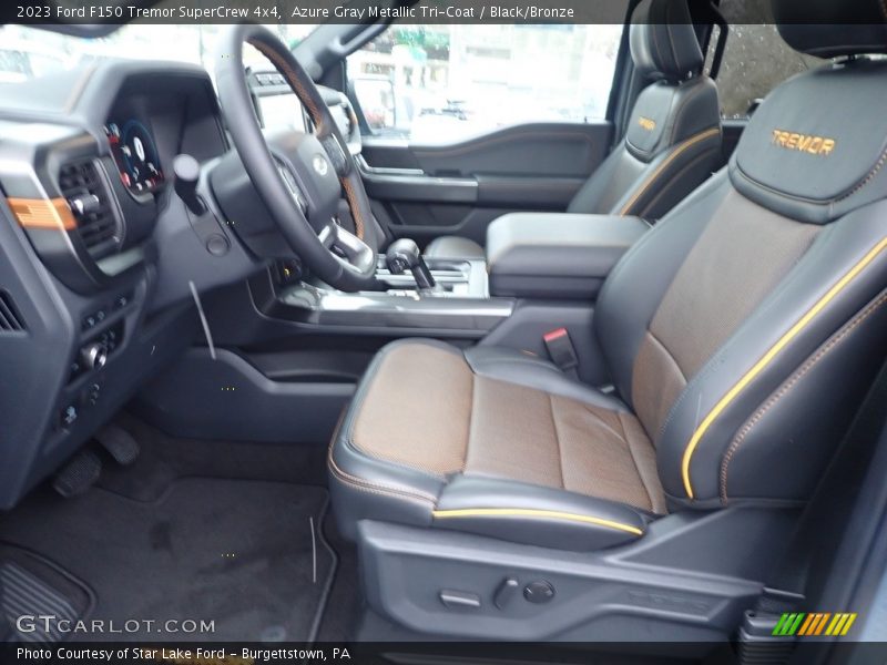  2023 F150 Tremor SuperCrew 4x4 Black/Bronze Interior