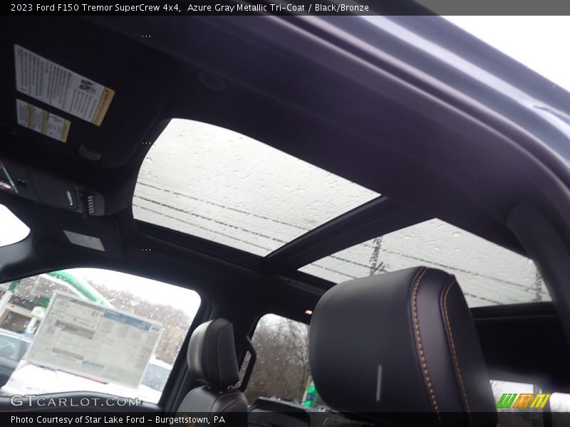 Sunroof of 2023 F150 Tremor SuperCrew 4x4