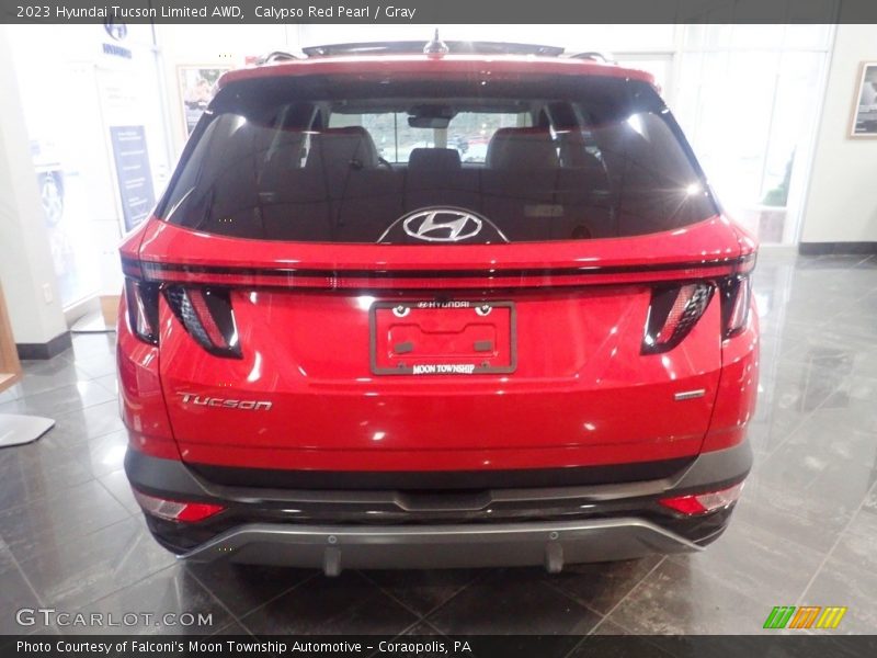 Calypso Red Pearl / Gray 2023 Hyundai Tucson Limited AWD