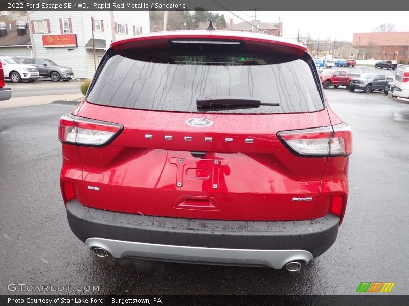 Rapid Red Metallic / Sandstone 2022 Ford Escape SE 4WD