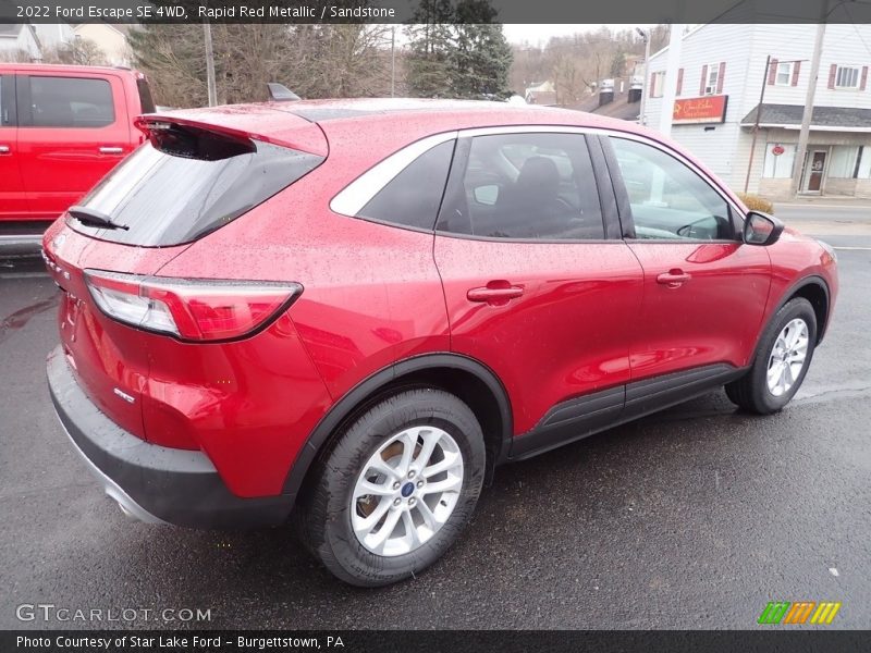 Rapid Red Metallic / Sandstone 2022 Ford Escape SE 4WD