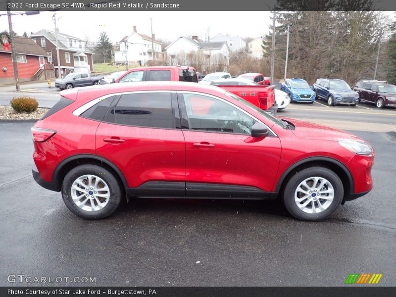 Rapid Red Metallic / Sandstone 2022 Ford Escape SE 4WD