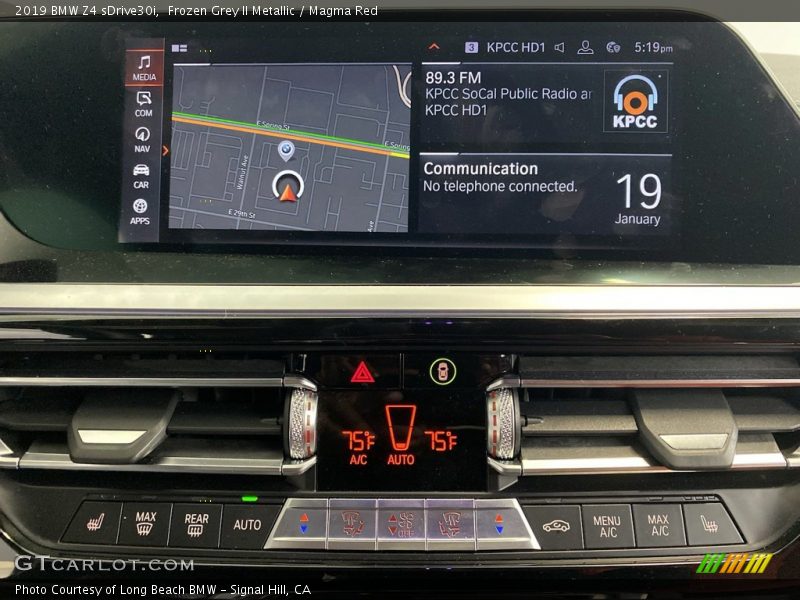 Controls of 2019 Z4 sDrive30i